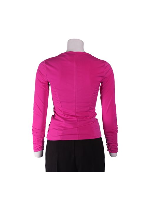 MAGLIA DETTAGLIO SCOLLO FUXIA BABYLON DONNA a/i BABYLON | E00569FUXIA