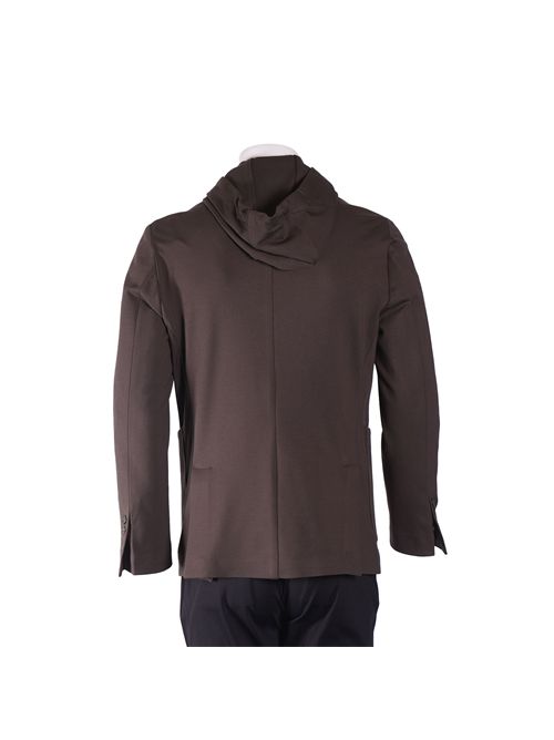 GIACCA UOMO NERO c/cappuccio a/i Extè | BARBARA/STMNERO