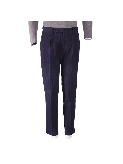 PANTALONE UOMO BLU velluto dog a/i Extè | JOY/STMBLU