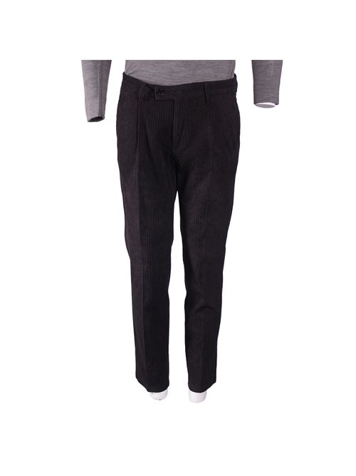PANTALONE UOMO NERO velluto dog a/i Extè | JOY/STMNERO1