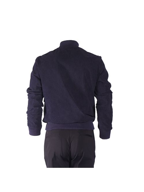 BOMBER UOMO BLU velluto dog a/i Extè | NED/STMBLU4