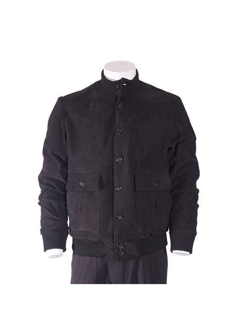 BOMBER UOMO NERO velluto dog a/i Extè | NED/STMNERO1