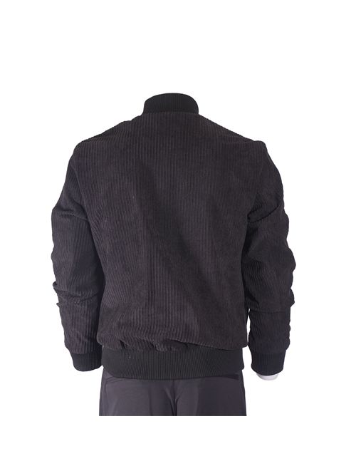 BOMBER UOMO NERO velluto dog a/i Extè | NED/STMNERO1