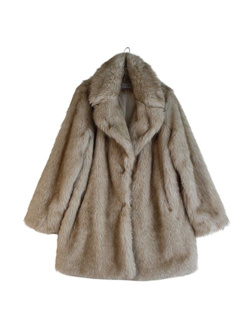 CAPPOTTO PELLICCIA HAVE ONE a/i 26 HAVEONE | KDY-I123BEIGE
